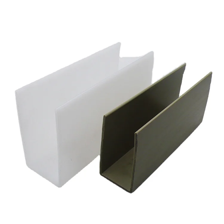 Liantuo Good Factory Price Manufacturer Extruded PP U Shape Channel Easy Installation Custom Plastic Profile
