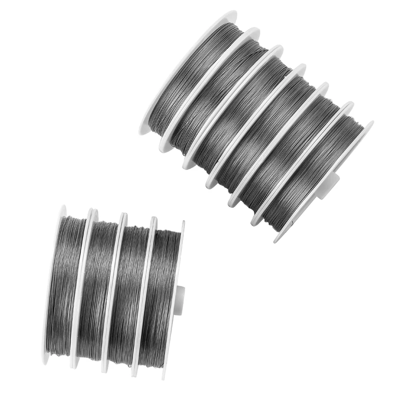 1 рулон стальной трос 0 3 35 38 45 5 6 7 8 мм проволока из нержавеющей стали шнуры DIY аксессуары для изготовления ювелирных изделий