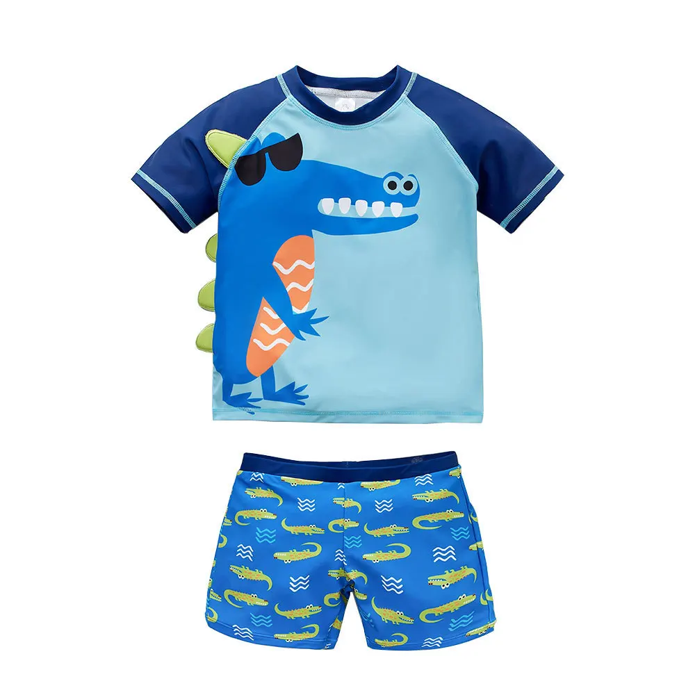 2024 Boys two pieces swimsuit set cartoon printing spa swimming wholesale swimwear beachwear kids for boys