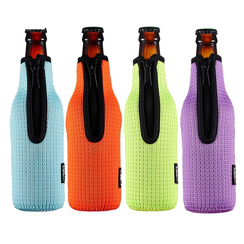 New Fashion Promotional Sublimation Printed Custom Neoprene Can Cooler Drink Beer Bottle Sleeve Stubby Holder