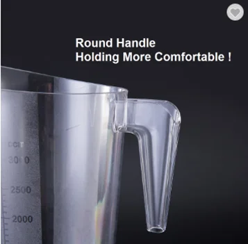 measuring cup with handle stackable plastic measuring cup