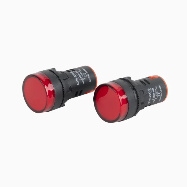 High Quality Factory Production Indicator Lighting 220V LED Light Signal Indicator Pilot Lamp with Red Color Indicator Lamp LED