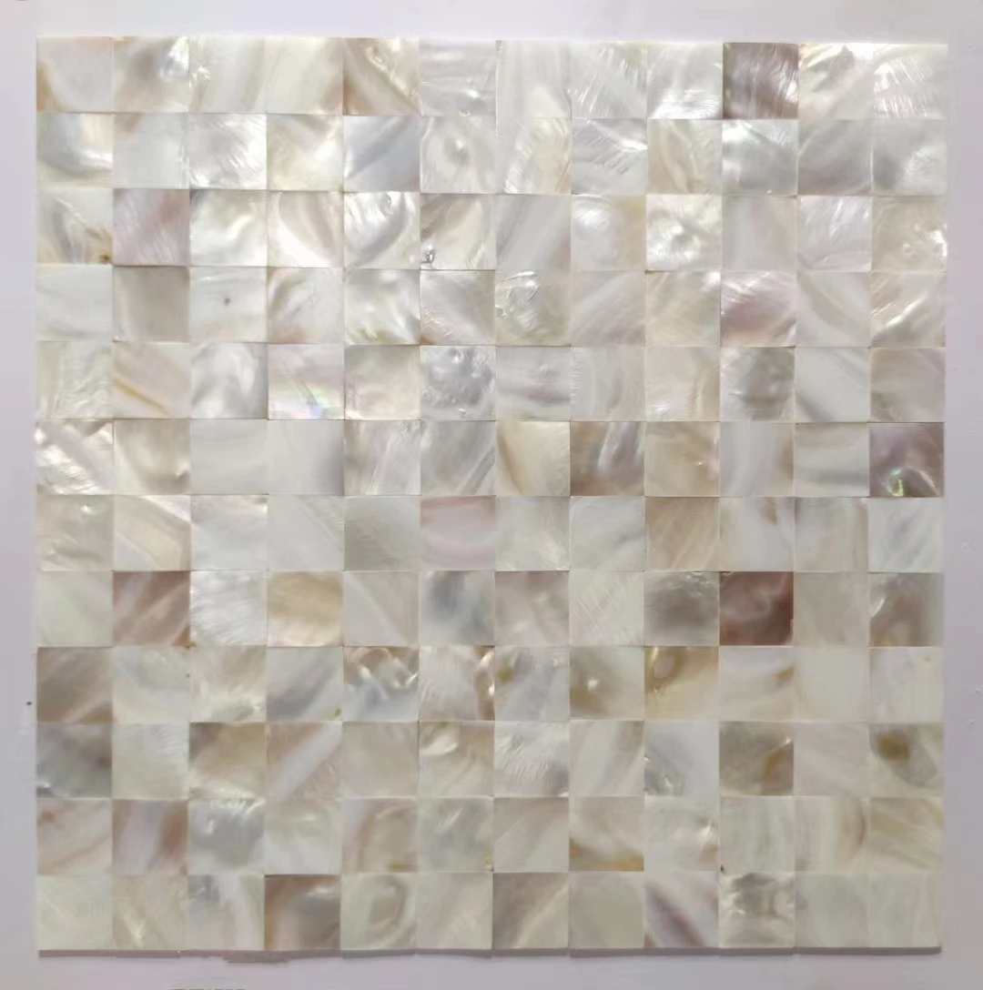 China supplier Mother of pearl tile backsplash shell mosaic bathroom tiles natural sea shell mosaic for bathroom wall