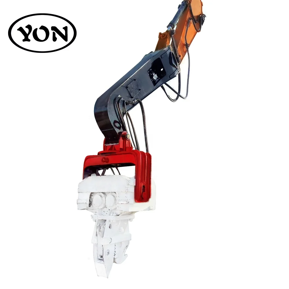free shipping fast delivery excavator type hydraulic press pile machine
