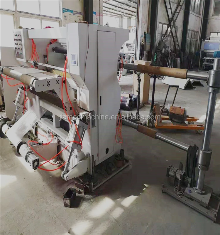 plastic roll slitting rewinding machine