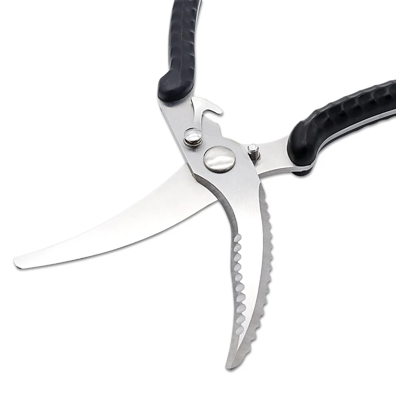 heavy duty stainless steel strong chicken bone fish food poultry shears kitchen scissors