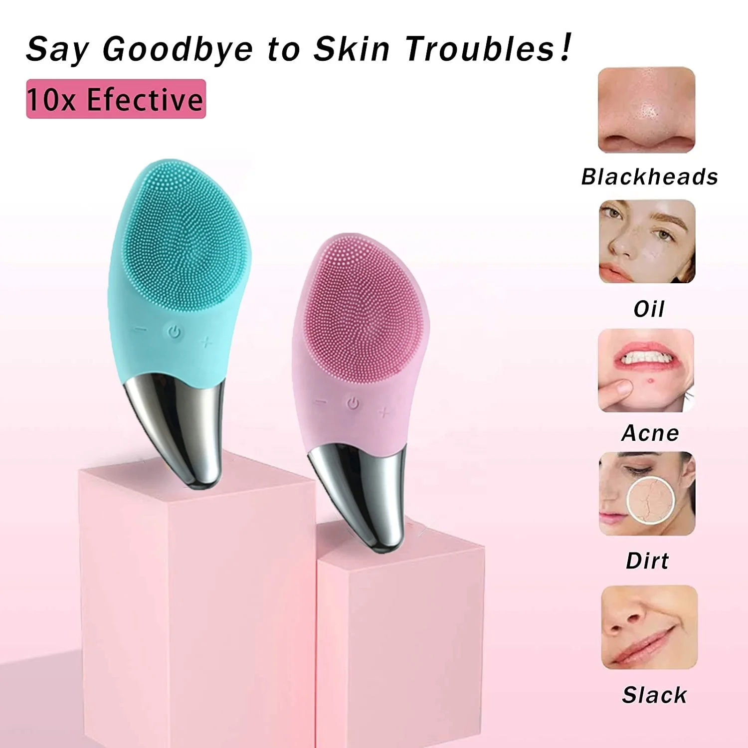 Электрическая Очищающая щетка для лица электрическая распродажа дешевая личной