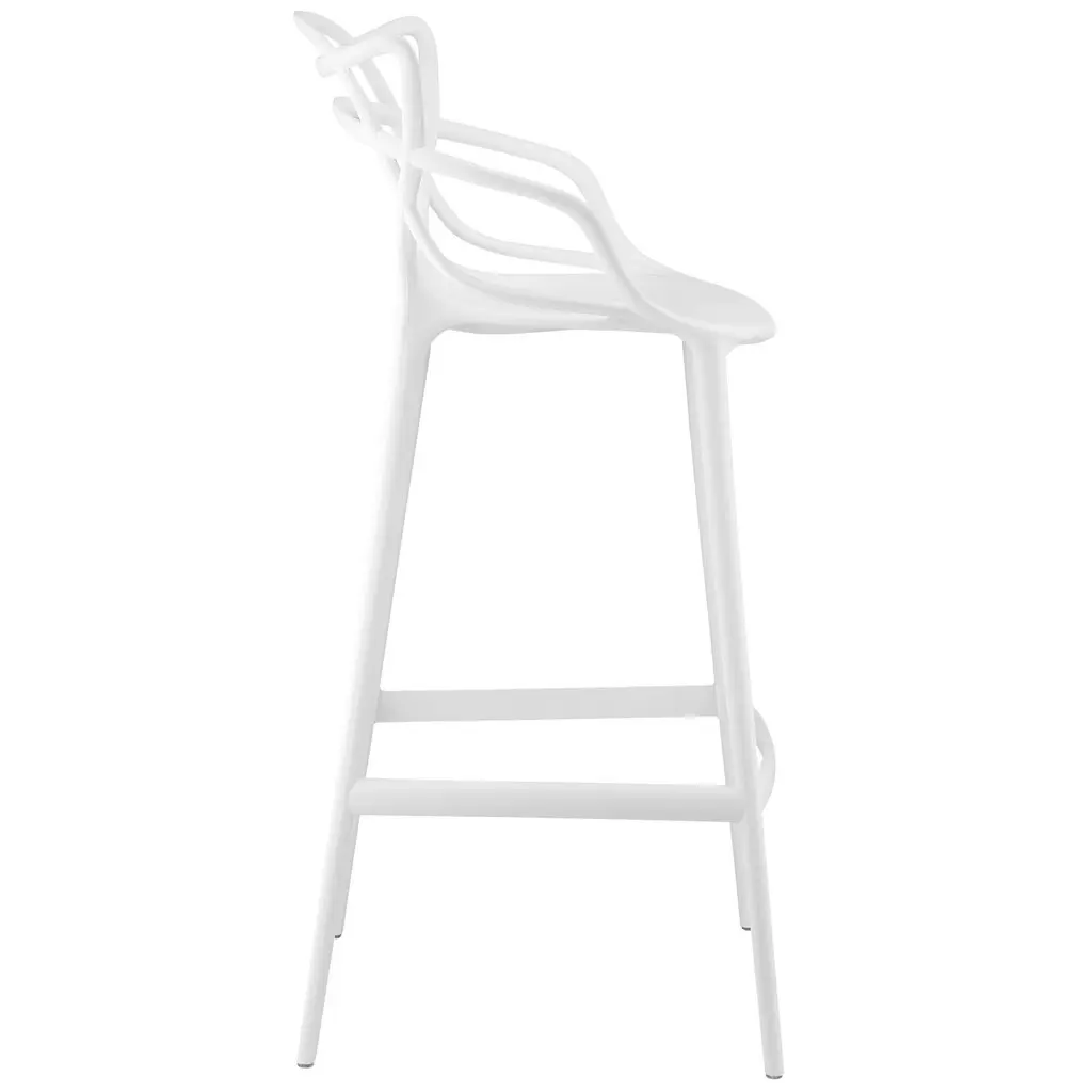 plastic interlaced rattan armchairs pp seat breakfast bar stool event bar chairs for restaurant counter