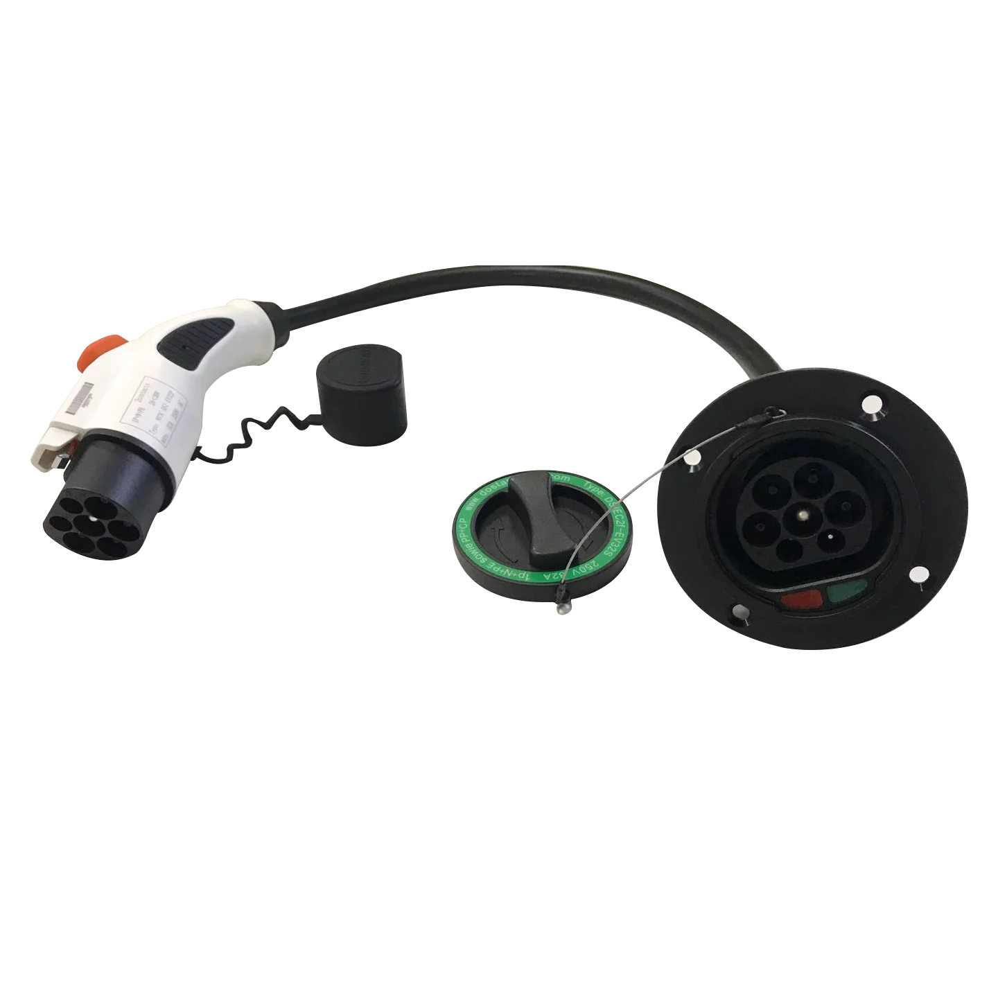 Duosida 1m 32A GBT ev Зарядные Адаптеры с кабелем Тип 2 разъем для GBT разъем ev зарядное устройство и розетка автомобильные соединения