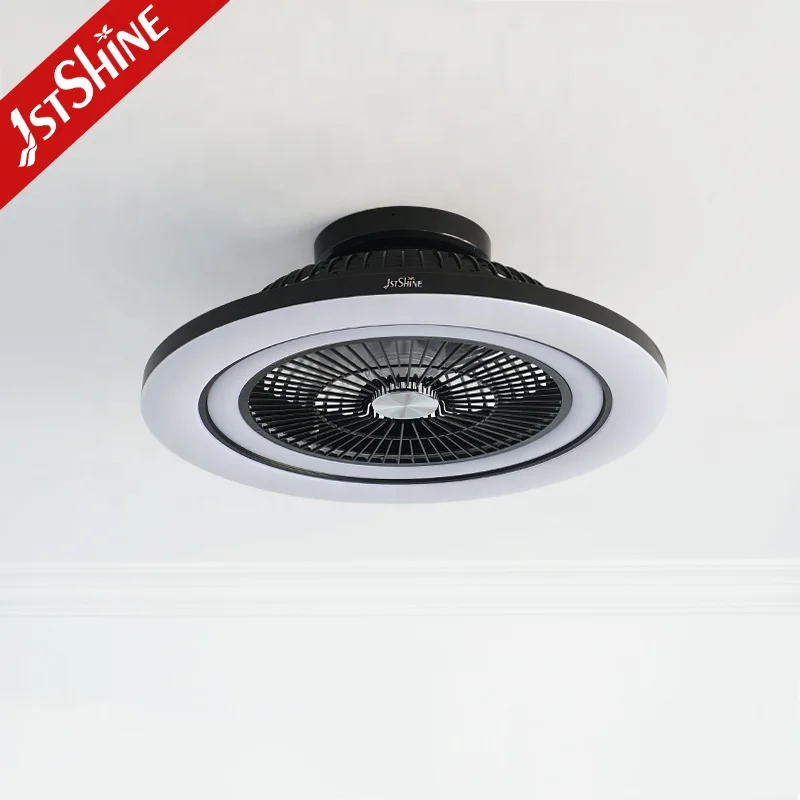1stshine светодиодный потолочный вентилятор необычный 23 дюймов RGB Освещение для вечеринки Крытый потолочный вентилятор со светодиодной подсветкой