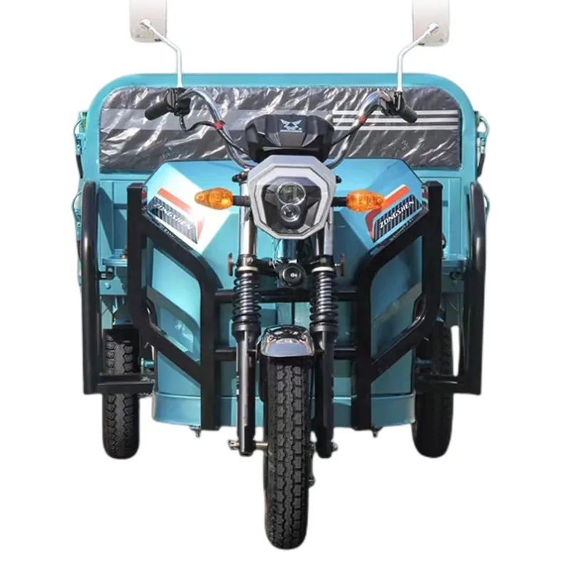Electric Cabin Cargo tricycle truck cargo tricycle with wagon