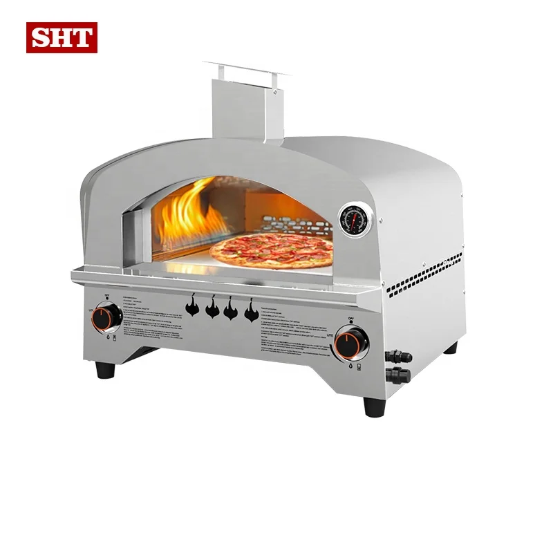 Wholesale new metal portable outdoor commercial gas ovens for baking pizza