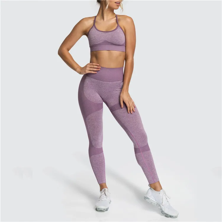 
New Colors Yoga Set Workout Wear Women Gym Tracksuit Sports Suit <span style=