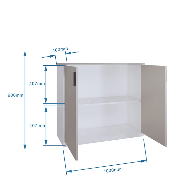 Aluminum Credenza Sideboard Buffet Storage Cabinet Accent Sideboard for Kitchen, Dining Room, Living Room