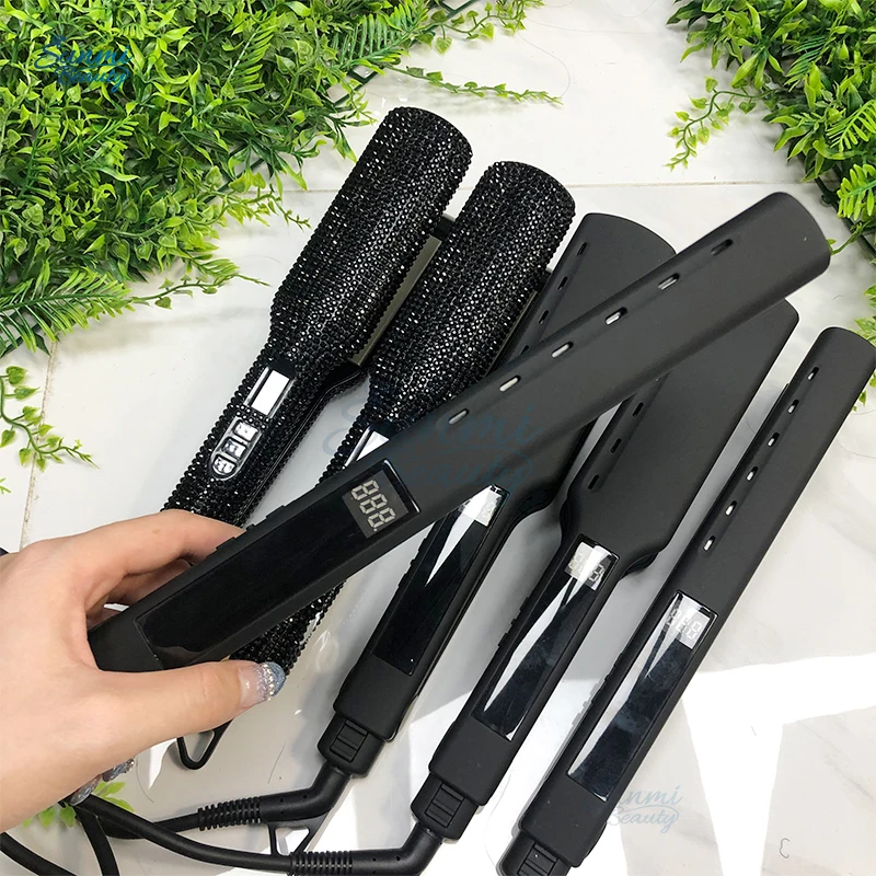 450 Degrees 480F 1 1.25 1.5 Inch Mch Professional Salon Hair Straightener Ceramic Flat Irons