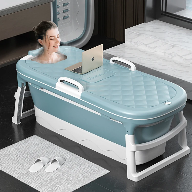 Bathroom Folding Bucket Barrel Foldable Plastic Adult Bath Tub Portable Bathtub For Adults