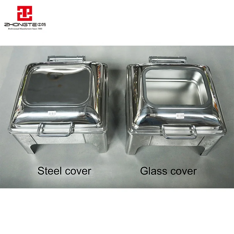 Restaurant & Hotel Supplies rectangle Alcohol Stainless Steel Buffet Chafing Dish