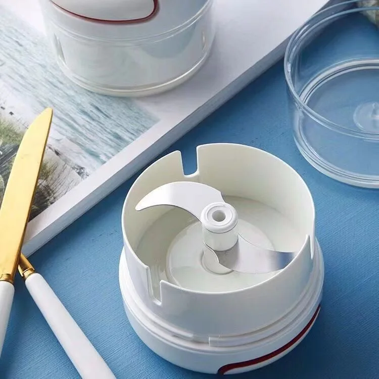 Mini Manual Garlic Chopper Hand Pull Vegetable Cutter Garlic Puree Onion Ginger Meat Crusher Grinder Kitchen Gadget