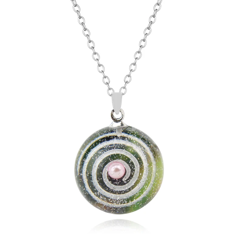  New Design Wholesale Factory Resin Universe Mysterious Grow In The Dark Fashion Gift Infinity Charm