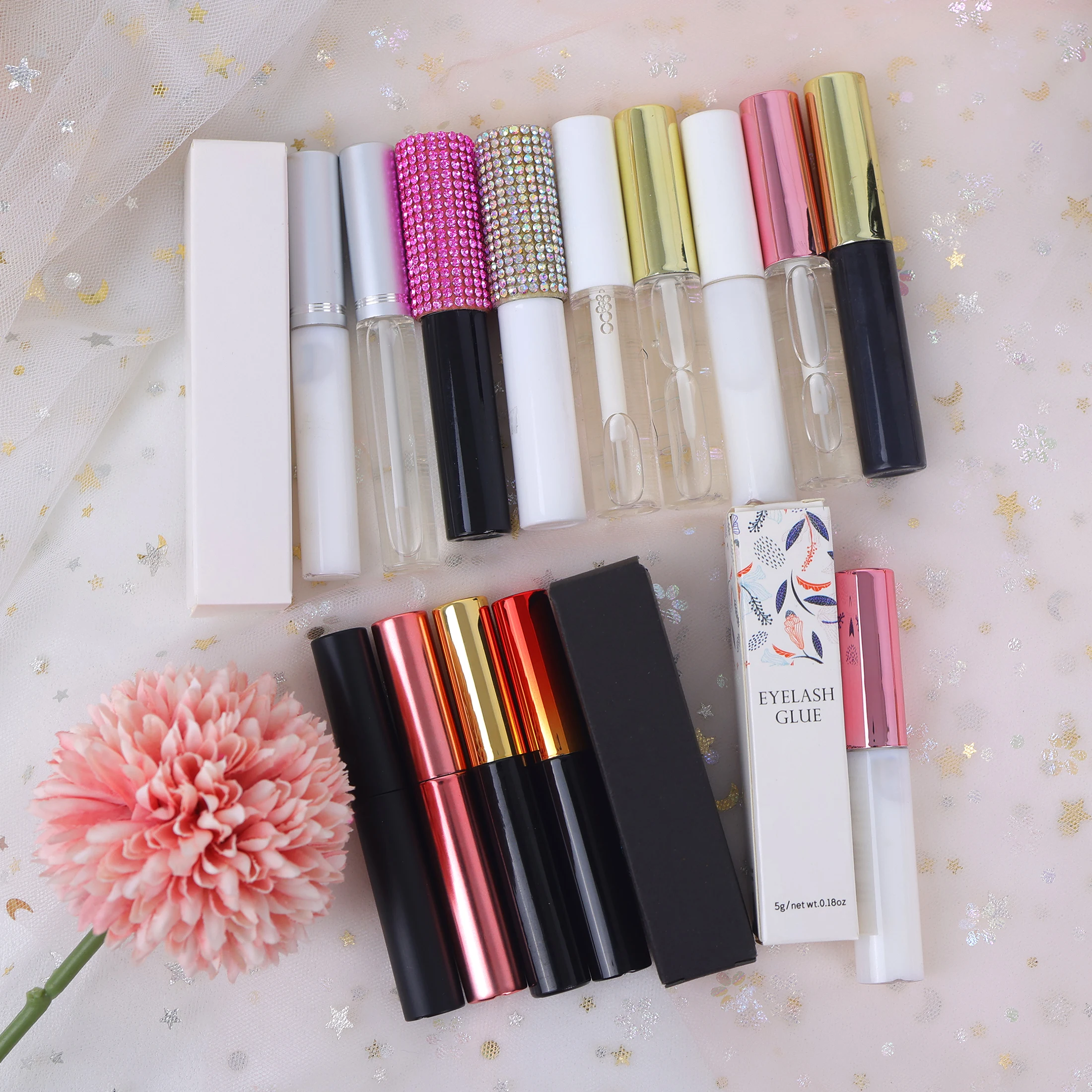 5 мл 8 бутылка водонепроницаемый клей для накладных ресниц индивидуальная Этикетка Клей