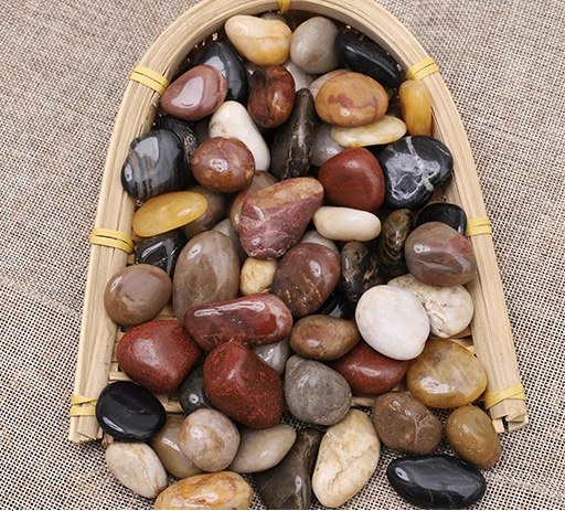 Cheap natural colored yellow granite paving pebbles