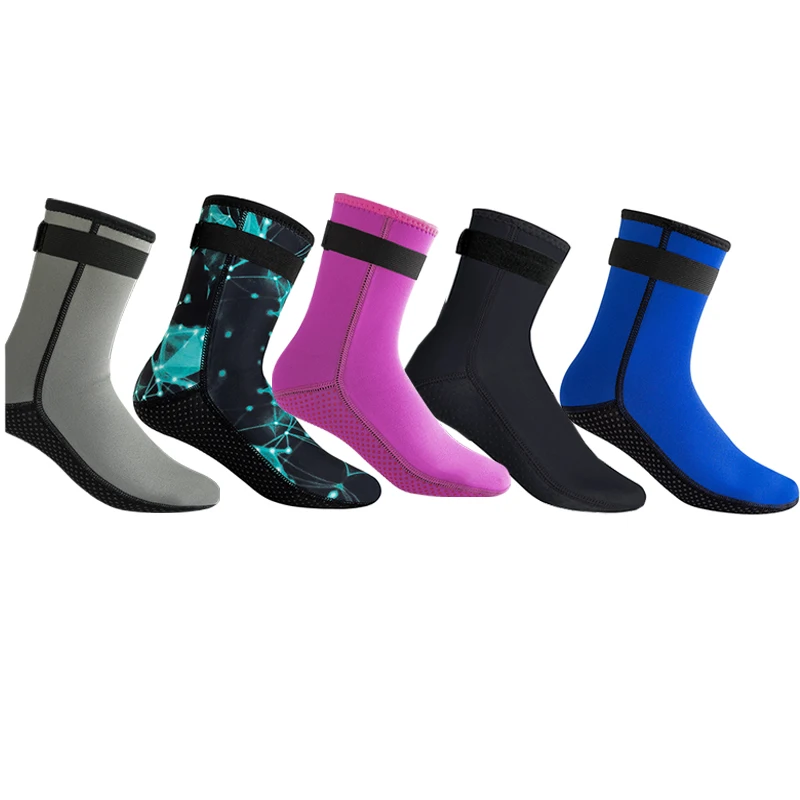Best Selling 3MM Sports Neoprene Waterproof Swimming Surfing Water Shoes Diving Socks Non Slip Swimming Beach Socks