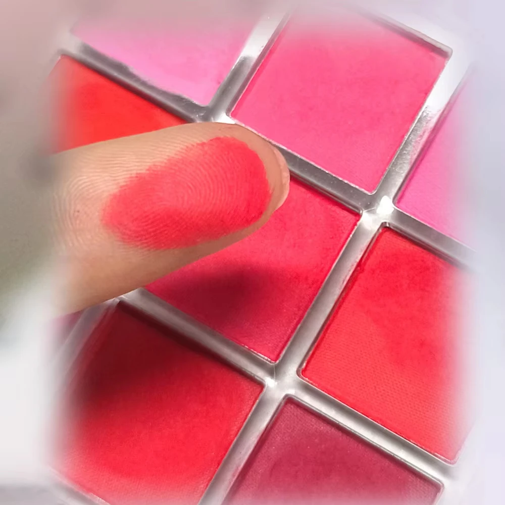 9 Gird Gradient Nail Art Powder Hot Chrome Nail Powder Nail Art Gradient Powder