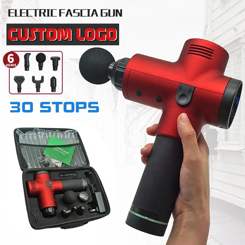 2022 dropshipping USB C toloco Impulse percussion Body muscle vibration fascia massage gun 30 speed massager with Lcd display