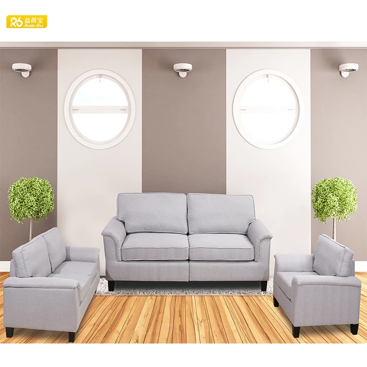 Redde Boo hot style sofa 3 seat drawing room velvet sofa set design