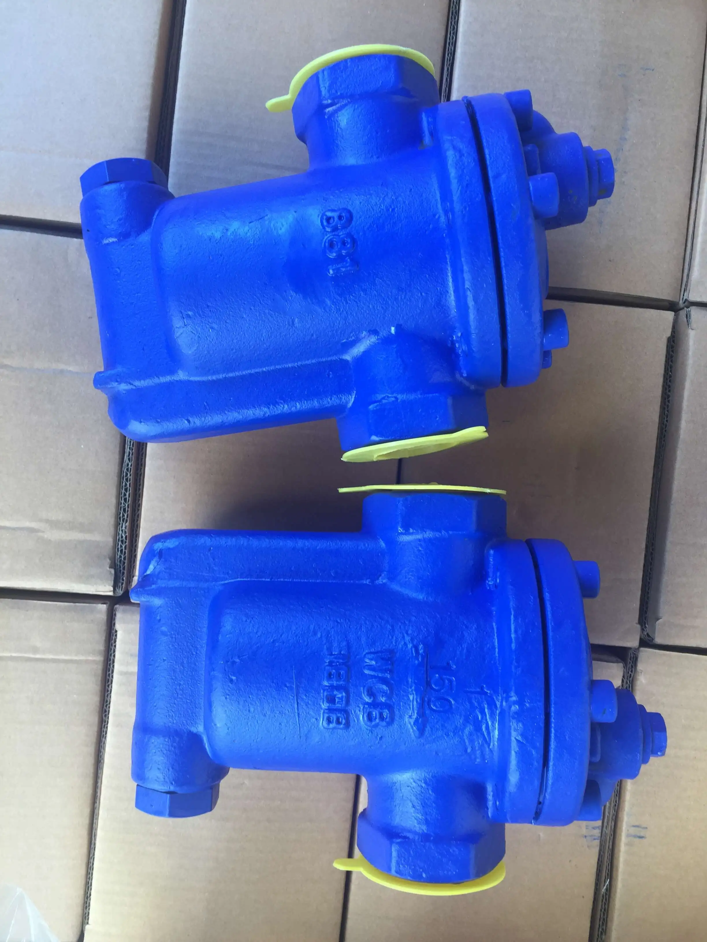 Stainless Steel Blue Paint Wooden Box Delivery Different Types Of Inverted Bucket Steam Trap