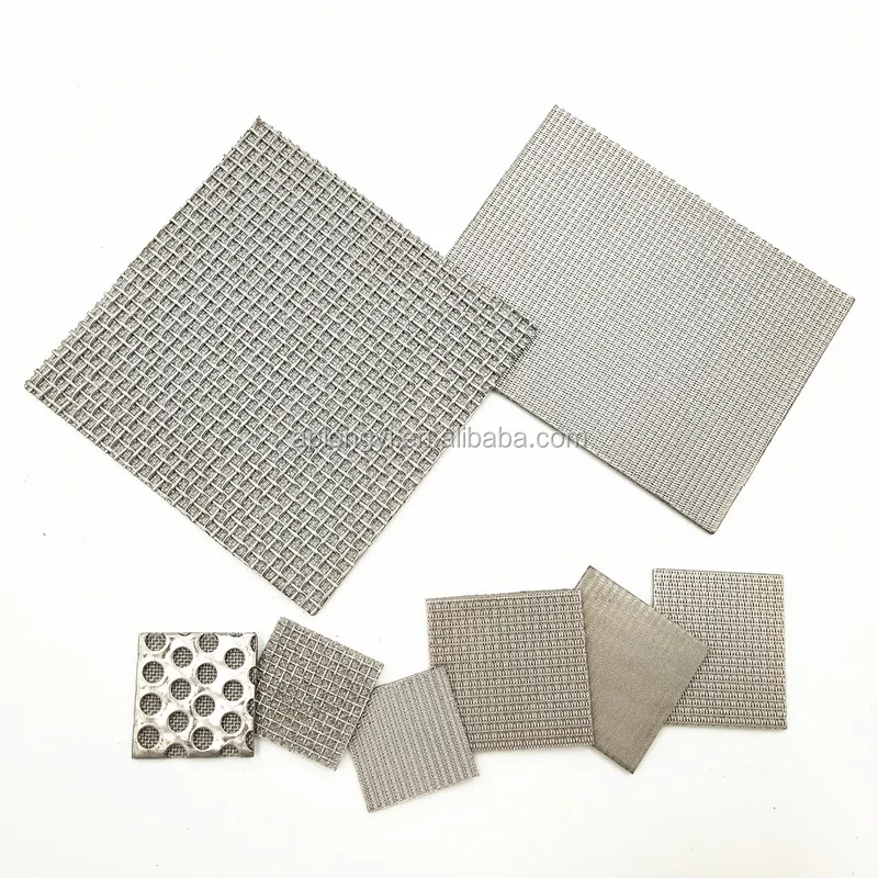 Heat resistant sus316L stainless steel 3 micron sintered mesh 5um 10 micro filter screen sheet