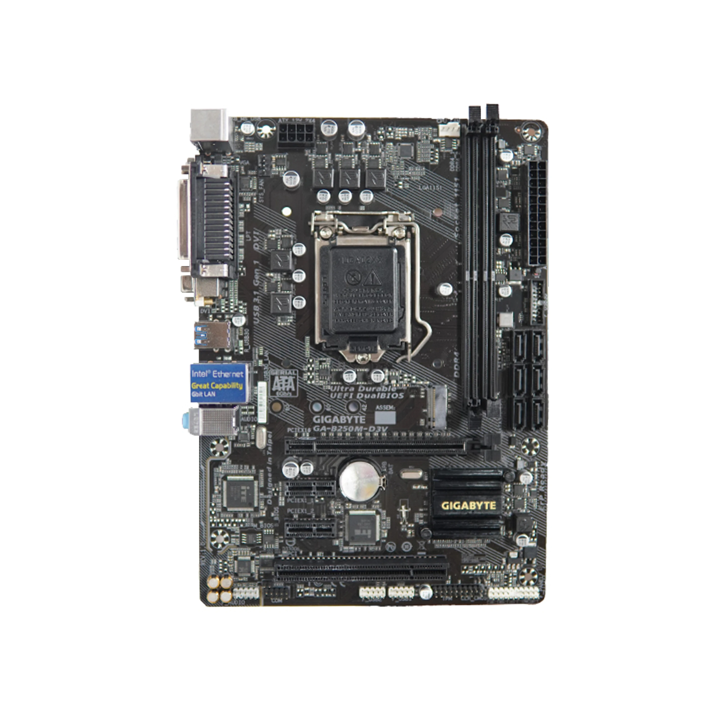 Motherboard GA-B250M-D3V with Intel B250 LAG 1151 32GB for computer