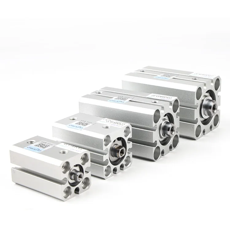 CQSB /CDQSB SMC type Aluminum compact Pneumatic Air Cylinder with Internal thread