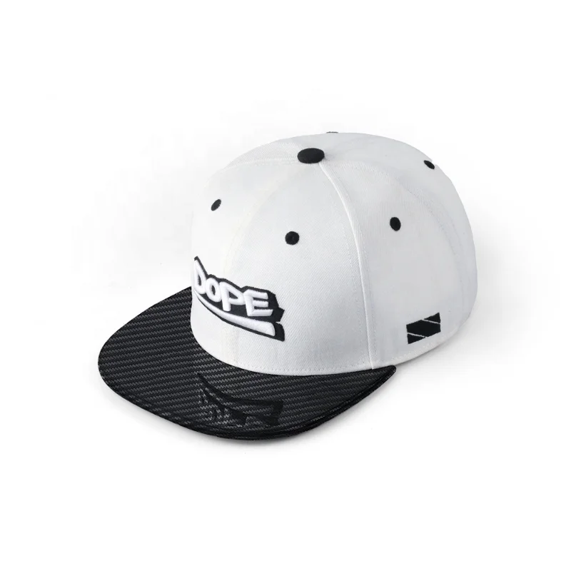 [Carbon Fiber] BSCI Original Custom 5 6 Panel 3D Embroidery logo Gorras Fitted Flat Brim Hats Snapback Sport Baseball Cap