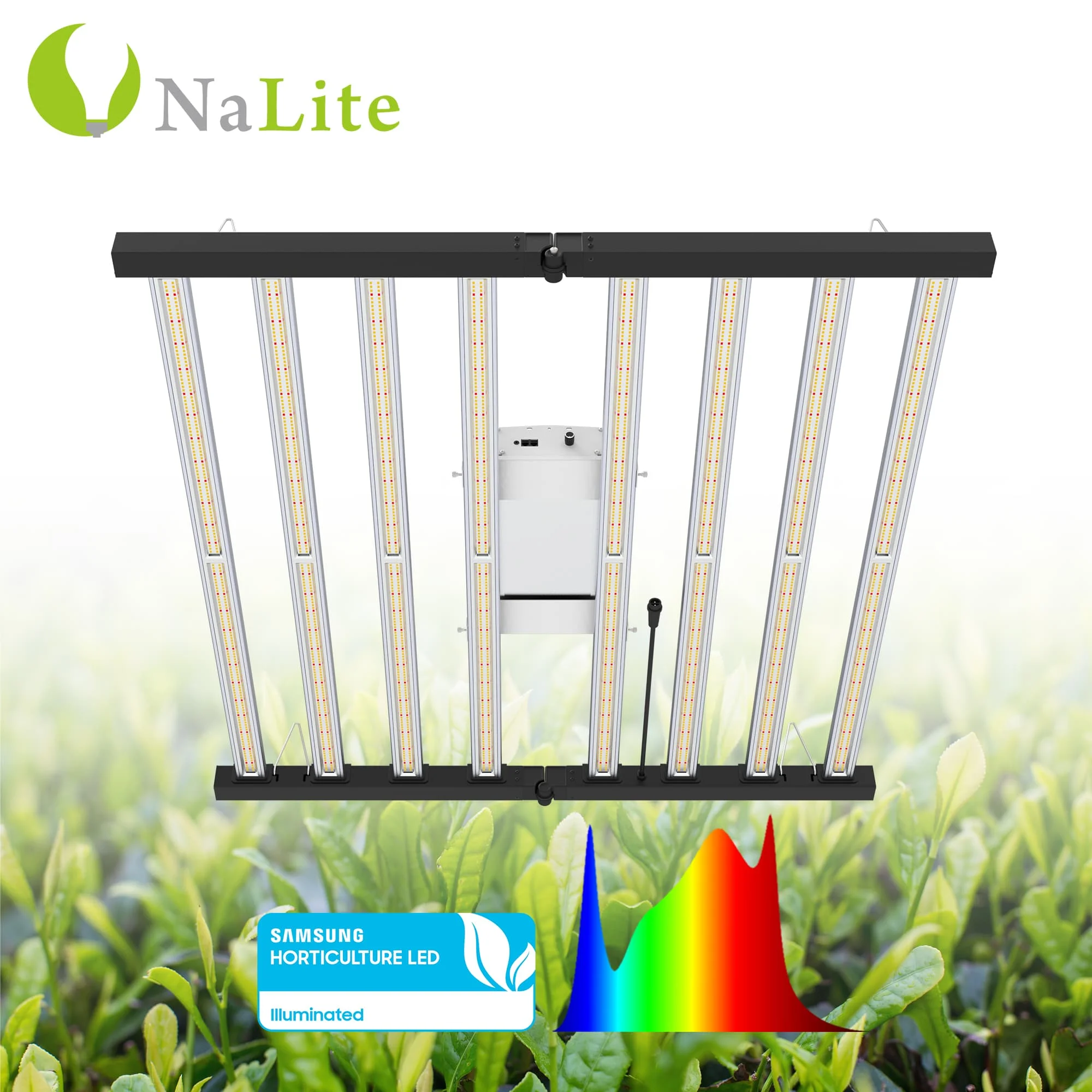 Nalite Full Spectrum Led Grow Light With Red 750Nm Ir Uv For Indoor Plants Replacing Gavit Hps 1000W