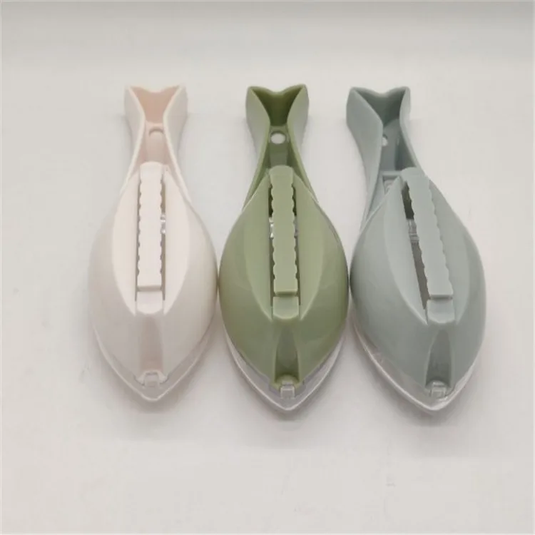 kitchen Fish Skin Brush Scraping Fishing Scale Brush Fast Remove  Fish Scales Skin Remover