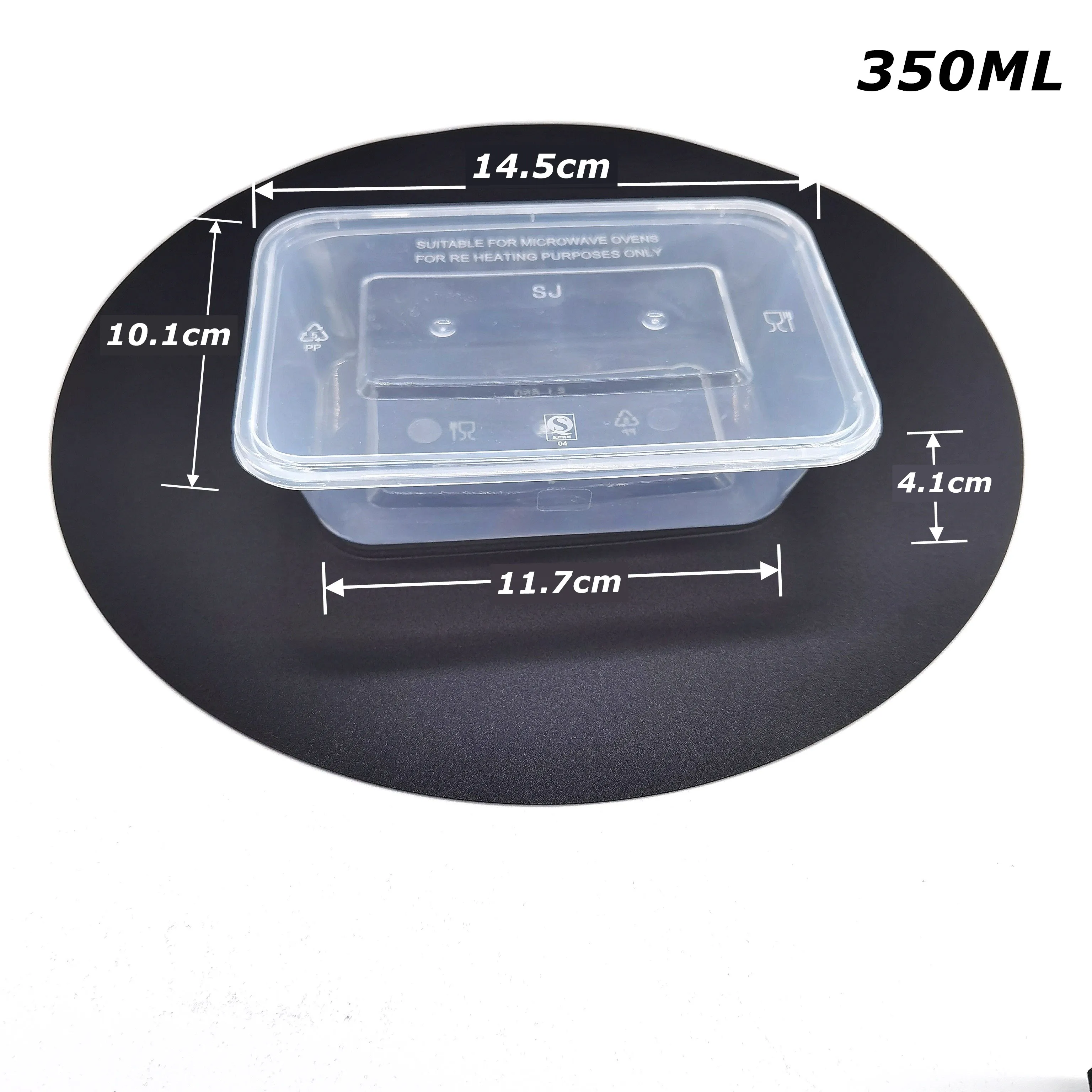 2022 factory price disposable pp bento lunch box disposable plastic lunch food container
