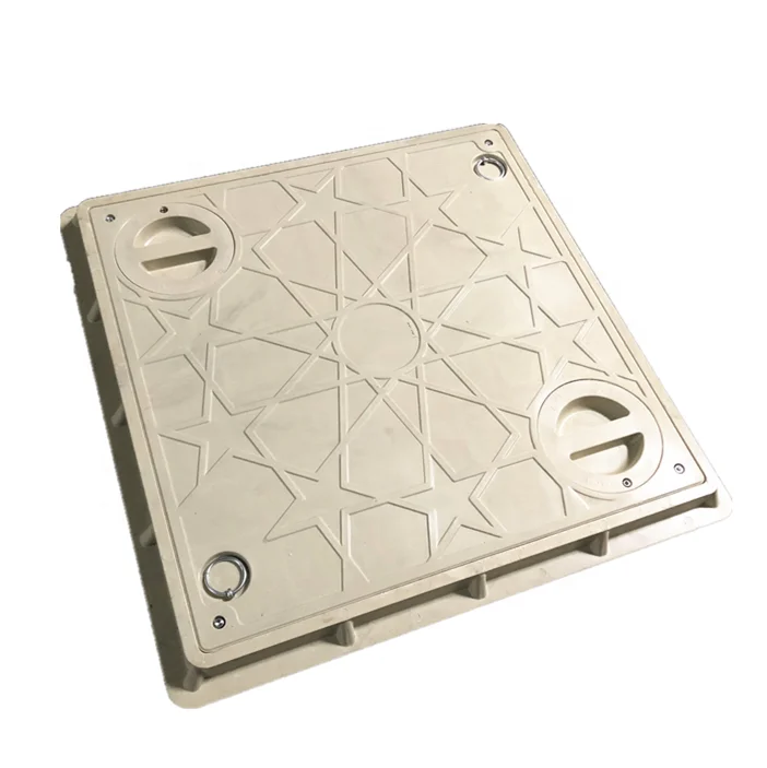 composite fiber   manhole cover with frame