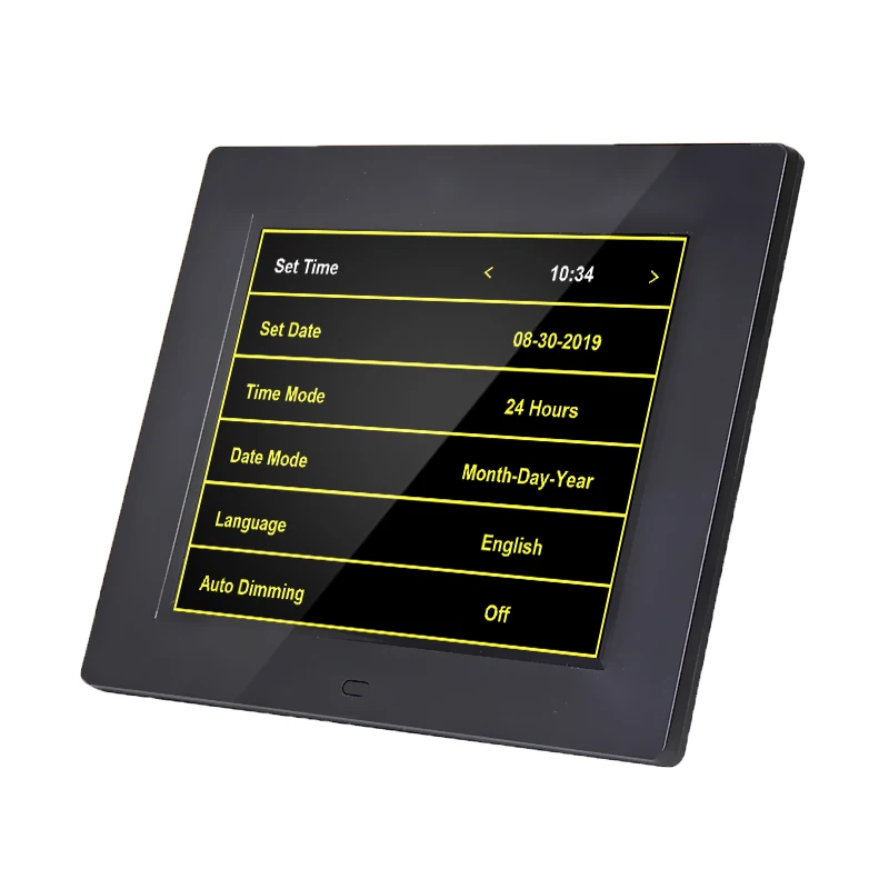 Hot Selling 8 inch digital calendar day clock dementie clock desktop clock