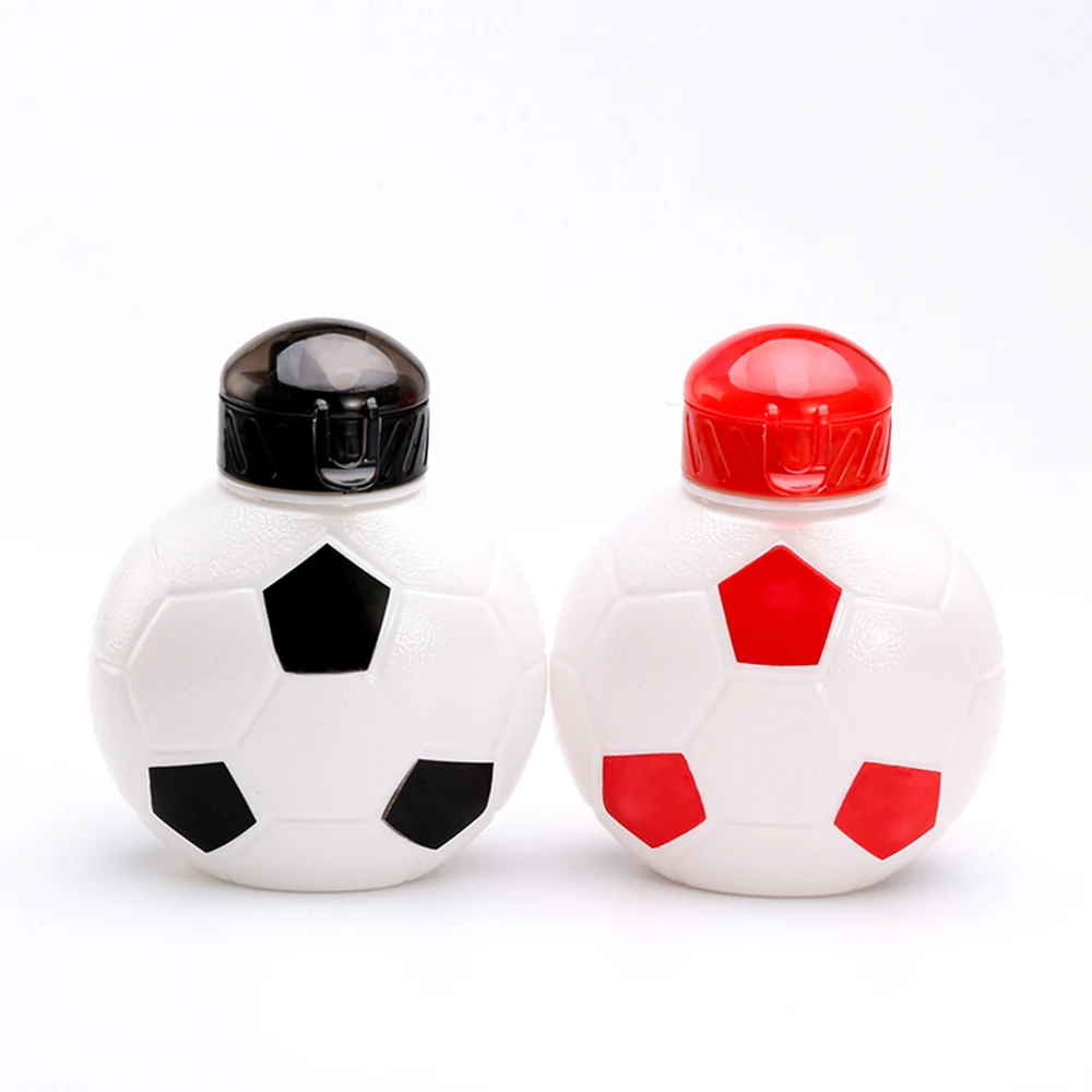 Football shaped 650ml children plastic sport drinking water bottle basket ball designed bottle