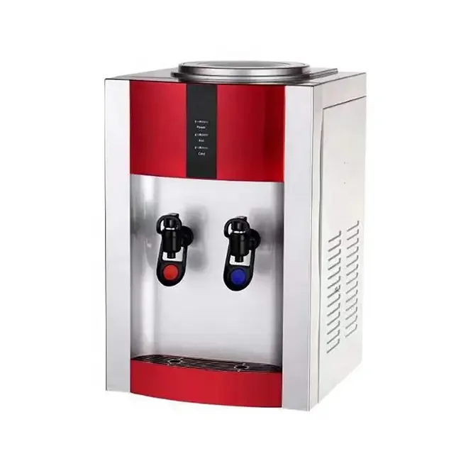 Factory Hot Cold Taps Mini Household UF Water Filter Countertop Upload Water Cooler Dispenser