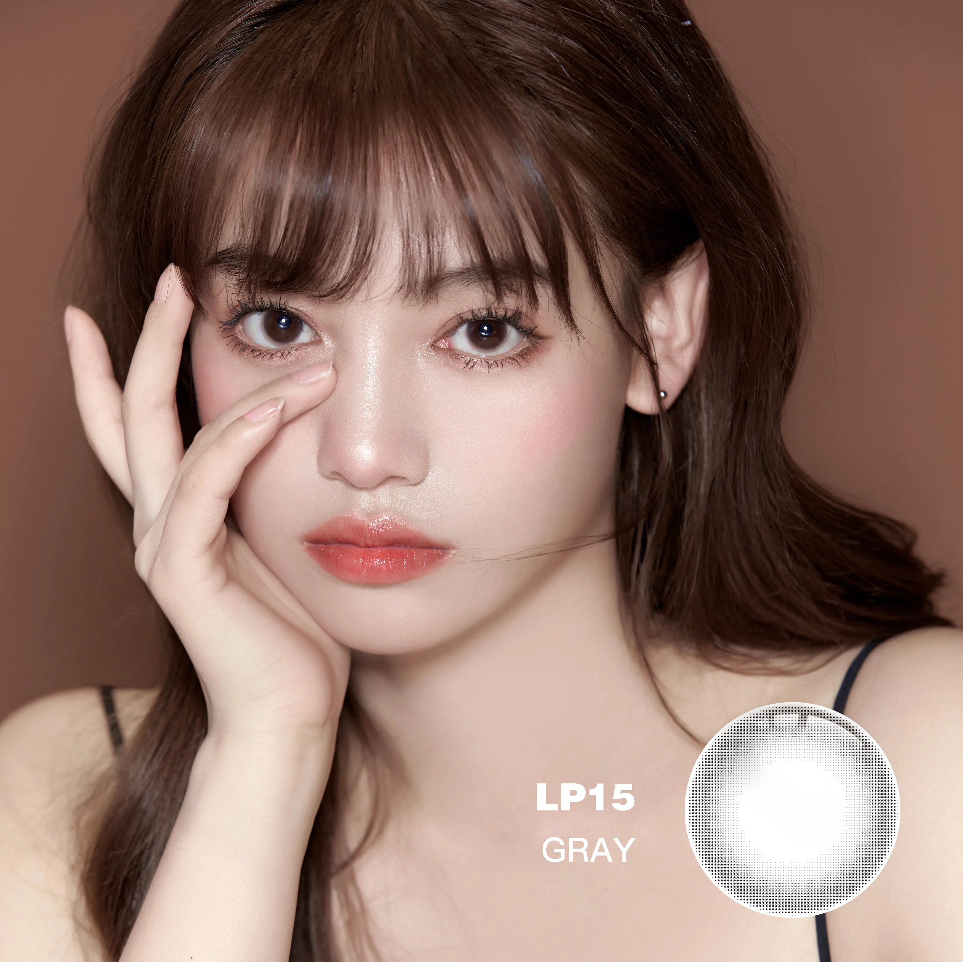 Eyes Myopia  One Pair Color Contact Lens,Beautiful Style 6 Monthly Disposable Colour Lenses Contact//