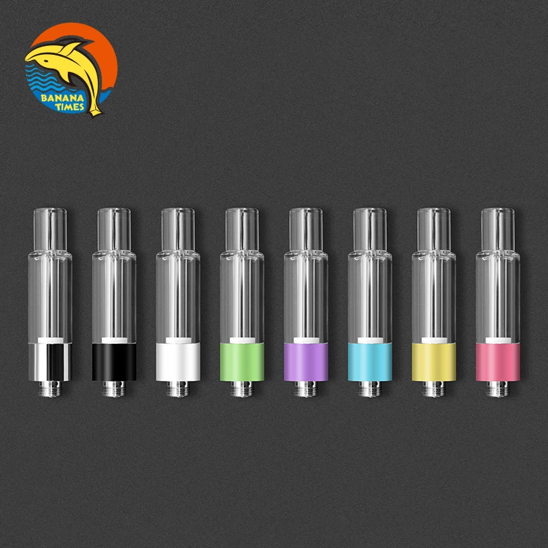 CA New Vape Cartridge Full Glass 510 thread Atomizer Lead Free Ceramic Coil Vape Pen Tank