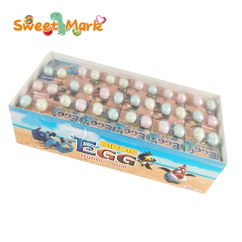 Dinosaur egg gum OEM center filled fruit jam chewing bubble gum halal