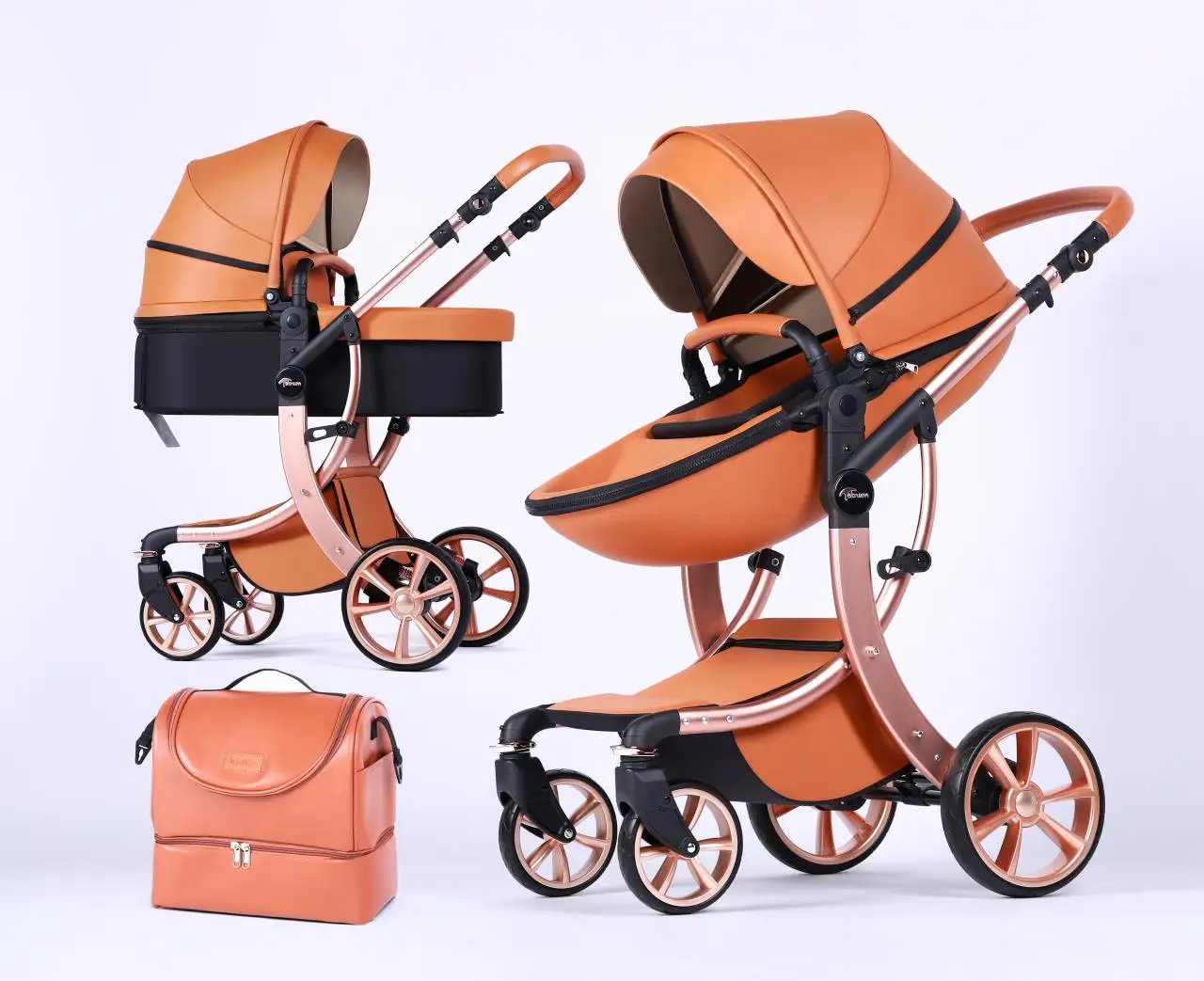 Egg Shape Baby Stroller, Children Walkers & Carriers Baby Stroller Pram, Hot Sale Two-Way Baby Push Car Stroller