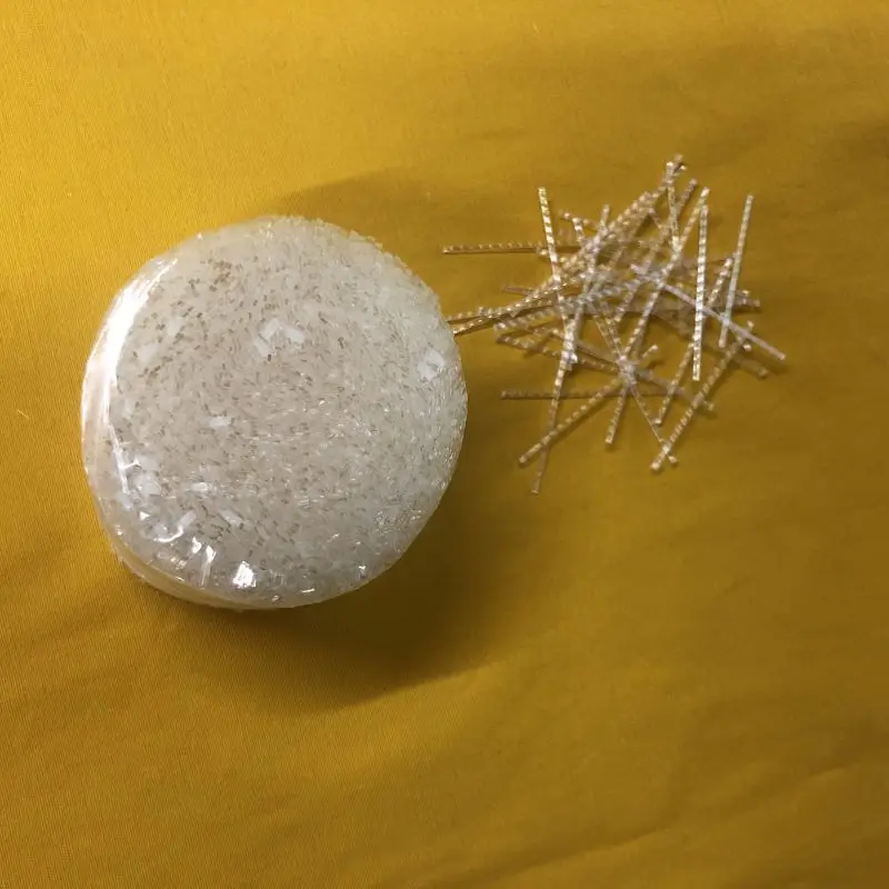 Lowest price PP Polypropylene Waved Fiber PP Concrete Fiber for concrete reinforcement