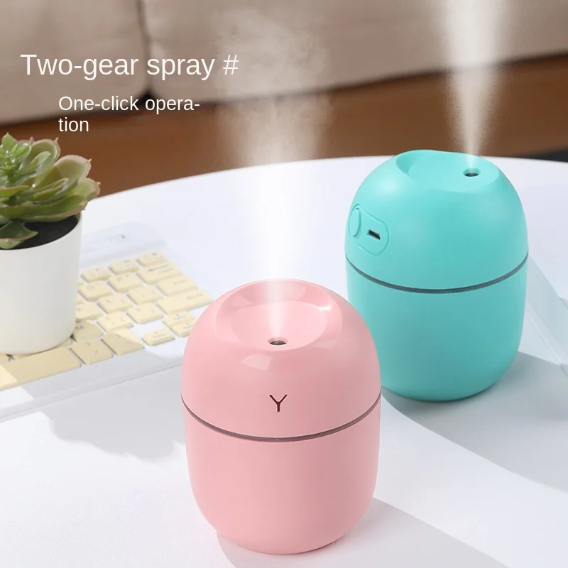 Portable Mini Humidifier Ultrasonic Air Humidifier 220ML Aroma Essential Oil Diffuser for Home Car USB Fogger Mist Maker