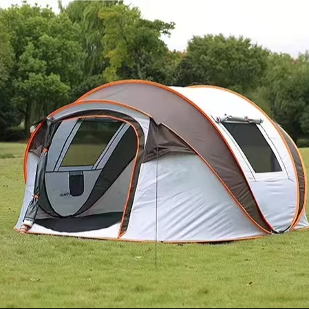 Tent Outdoor Camping Fully Automatic Boat Type Tent Tunnel  Camping  Quick-Opening Waterproof Rainproof Tent