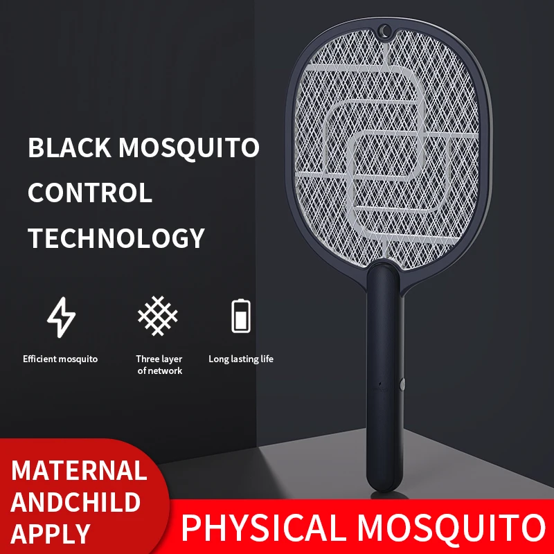 2022 Hot Selling rechargeable electric fly swatter flies catcher mosquito swatter bat