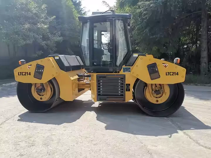 14 tons Hydraulic double drum vibratory road roller compactor